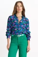 POM Amsterdam blouse mila brushwork sp7403