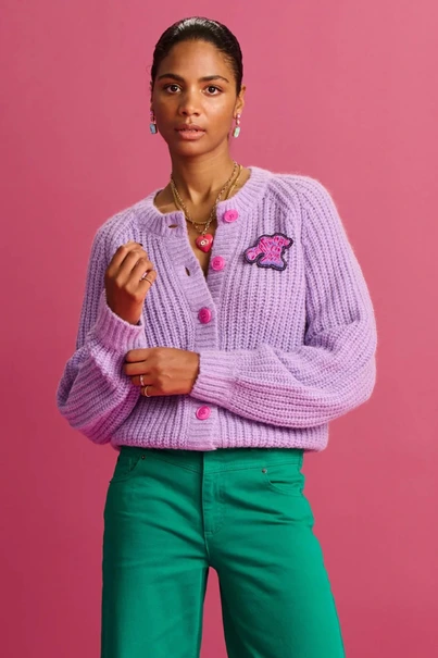 POM Amsterdam cardigan orchid sp7447