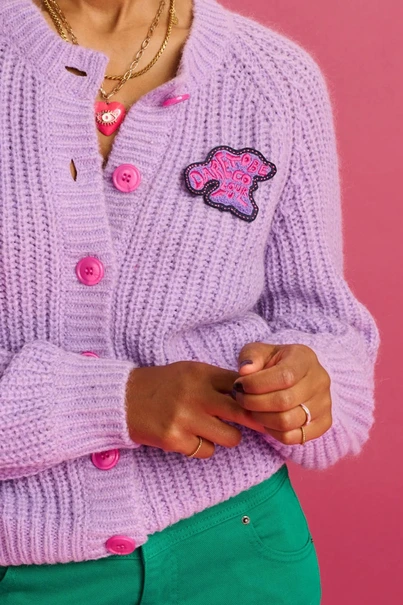 POM Amsterdam cardigan orchid sp7447