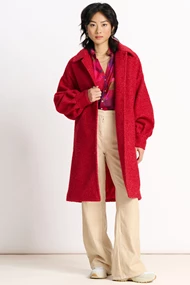 POM Amsterdam coat fake fur boucle sp7453