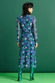 POM Amsterdam dress brushwork sp7416 mesh