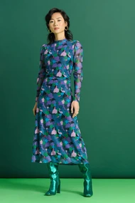 POM Amsterdam dress brushwork sp7416 mesh