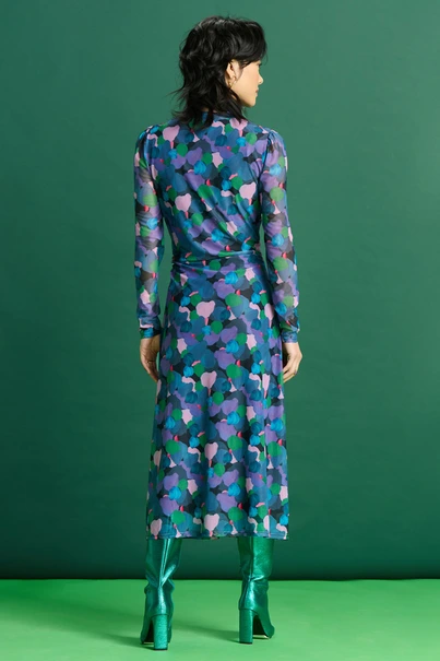 POM Amsterdam dress brushwork sp7416 mesh