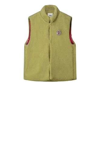 POM Amsterdam gilet sp7450 fake sheep fur