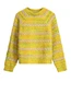 POM Amsterdam pullover streep sp7444 slub