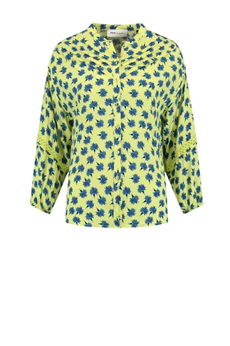 POM Amsterdam sp6831 print blouse plisse