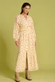 POM Amsterdam sp6845 print jurk lurex bloem