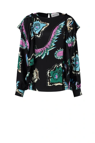 POM Amsterdam sp6934 blouse tides print