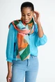 POM Amsterdam sp7176 shawl elements print