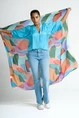 POM Amsterdam sp7176 shawl elements print