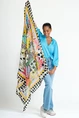 POM Amsterdam sp7183 shawl tropical bouquet