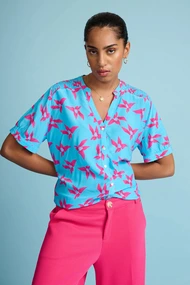 POM Amsterdam sp7240 blouse origami flower