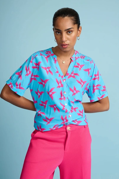 POM Amsterdam sp7240 blouse origami flower