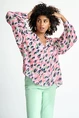 POM Amsterdam sp7241 blouse violet animal