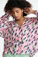 POM Amsterdam sp7241 blouse violet animal