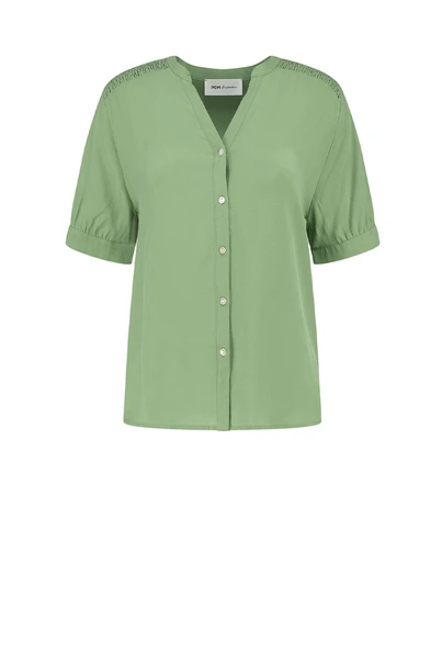 POM Amsterdam sp7291 blouse km plooitjes