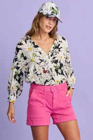 POM Amsterdam sp7295 violet blouse oopsy