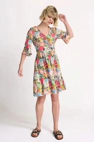 POM Amsterdam sp7302 jurk liv tropical print