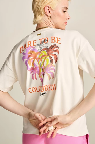 POM Amsterdam sp7824 t-shirt dare to be