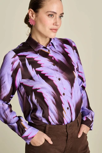 POM Amsterdam sp7957 mila blouse satin veren