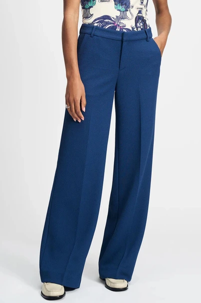 POM Amsterdam sp9049 wide leg structuur