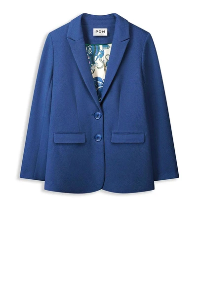 POM Amsterdam sp9060 blazer 2 kn. structuur