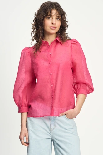 POM Amsterdam sp9086 blouse flock print