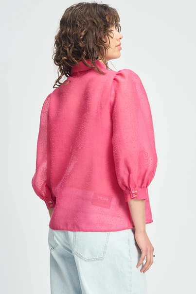 POM Amsterdam sp9086 blouse flock print