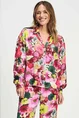 POM Amsterdam sp9090 print blouse satin