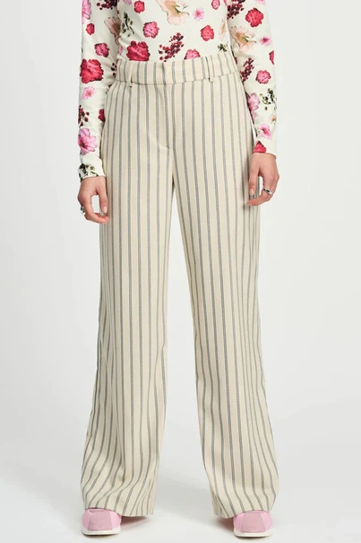 POM Amsterdam sp9111 streep broek wide leg