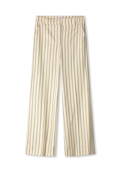 POM Amsterdam sp9111 streep broek wide leg