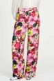 POM Amsterdam sp9112 print broek satin bloem
