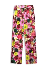 POM Amsterdam sp9112 print broek satin bloem