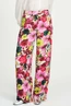 POM Amsterdam sp9112 print broek satin bloem