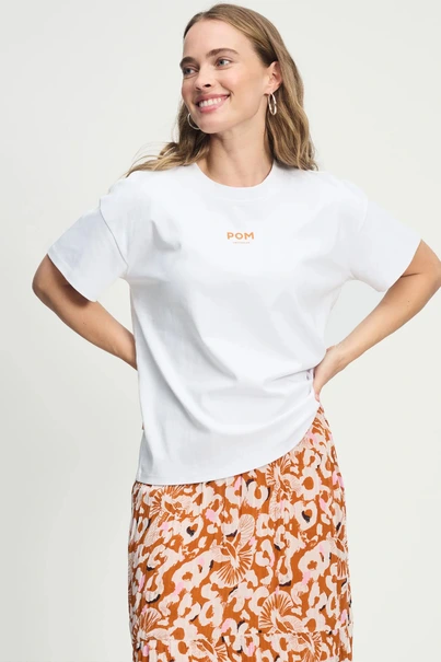 POM Amsterdam sp9132 t-shirt print achter