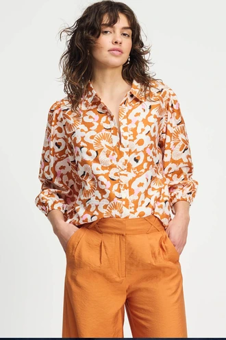 POM Amsterdam sp9139 blouse adventure print