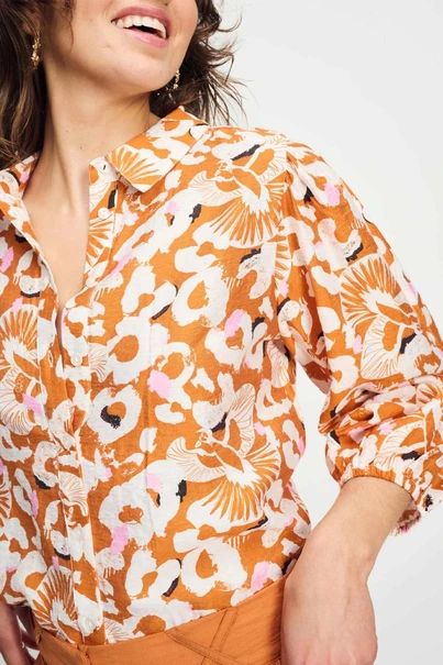 POM Amsterdam sp9139 blouse adventure print