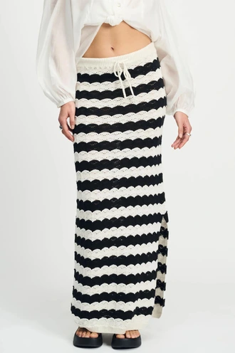 POM Amsterdam sp9155 tricot rok golfjes