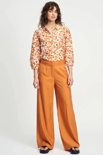 POM Amsterdam sp9158 broek plooi structuur