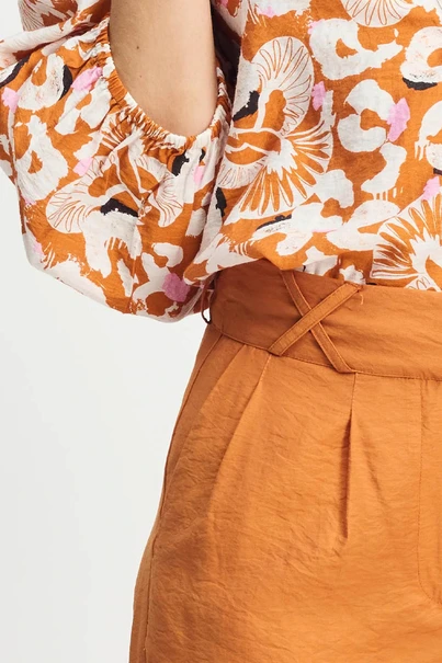 POM Amsterdam sp9158 broek plooi structuur