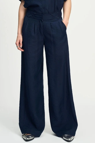 POM Amsterdam sp9159 broek plooi structuur