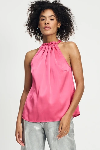 POM Amsterdam sp9164 halter top satijn