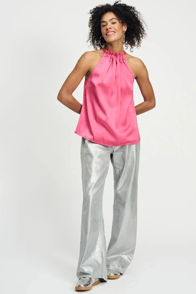 POM Amsterdam sp9164 halter top satijn