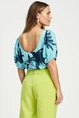 POM Amsterdam sp9168 print top sequins