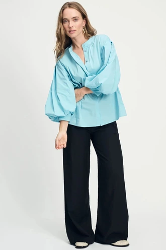 POM Amsterdam sp9171 blouse pofmouwen