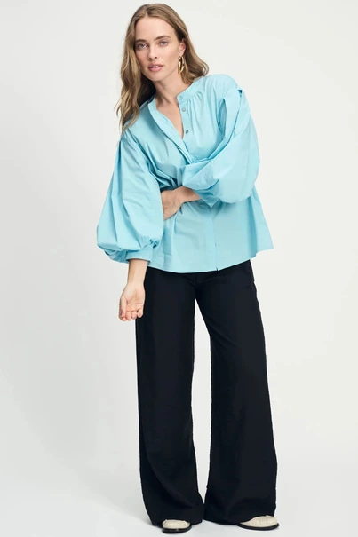 POM Amsterdam sp9171 blouse pofmouwen