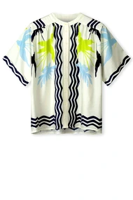 POM Amsterdam sp9173 print blouse artisan