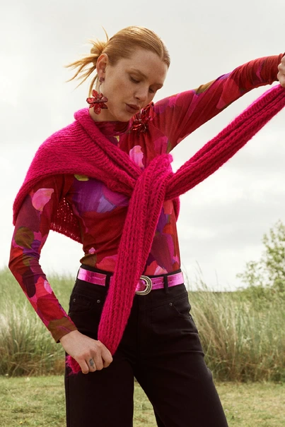 POM Amsterdam turtleneck brushwork sp7388