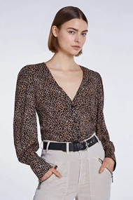 Set 72722 animal print blouse