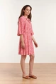 Smashed Lemon 23039 jurk doorknoop leopard